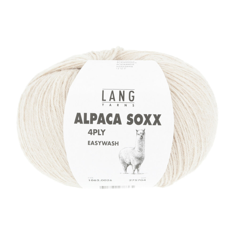 Lang Lang Yarns Alpaca Soxx 4-ply | 0026 zand melange