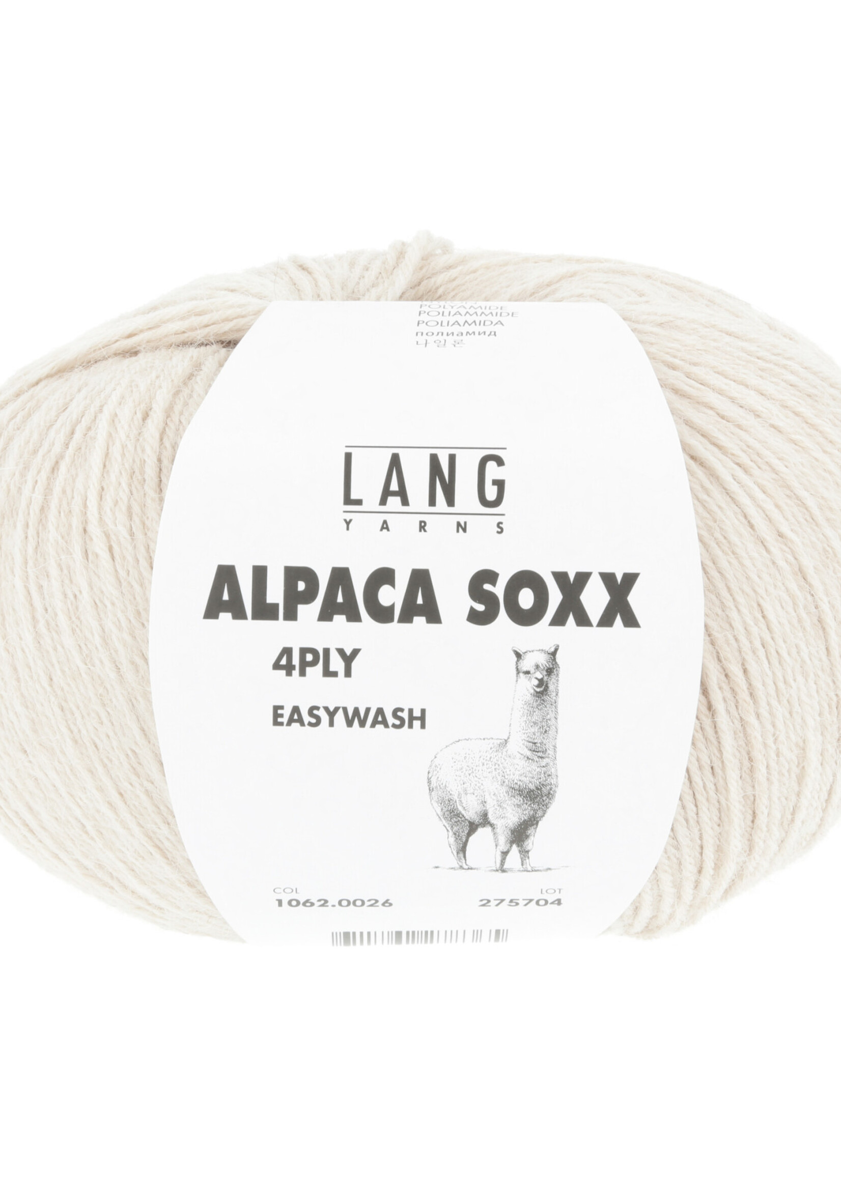 Lang Lang Yarns Alpaca Soxx 4-ply | 0026 zand melange
