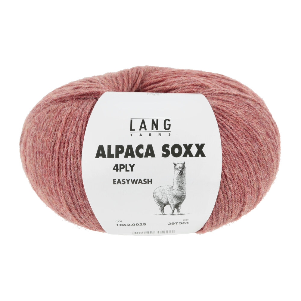 Lang Lang Yarns Alpaca Soxx 4-ply | 0029 koraal melange Lang Lang Yarns Alpaca Soxx 4-ply | 0029 koraal melange