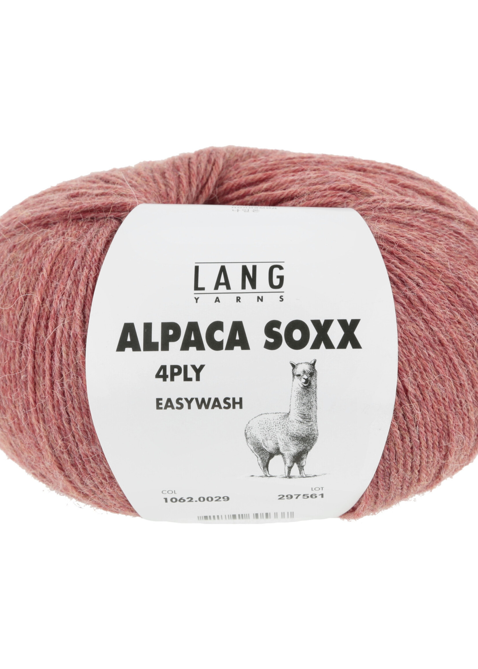 Lang Lang Yarns Alpaca Soxx 4-ply | 0029 koraal melange