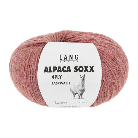 Lang Lang Yarns Alpaca Soxx 4-ply | 0029 koraal melange Lang Lang Yarns Alpaca Soxx 4-ply | 0029 koraal melange