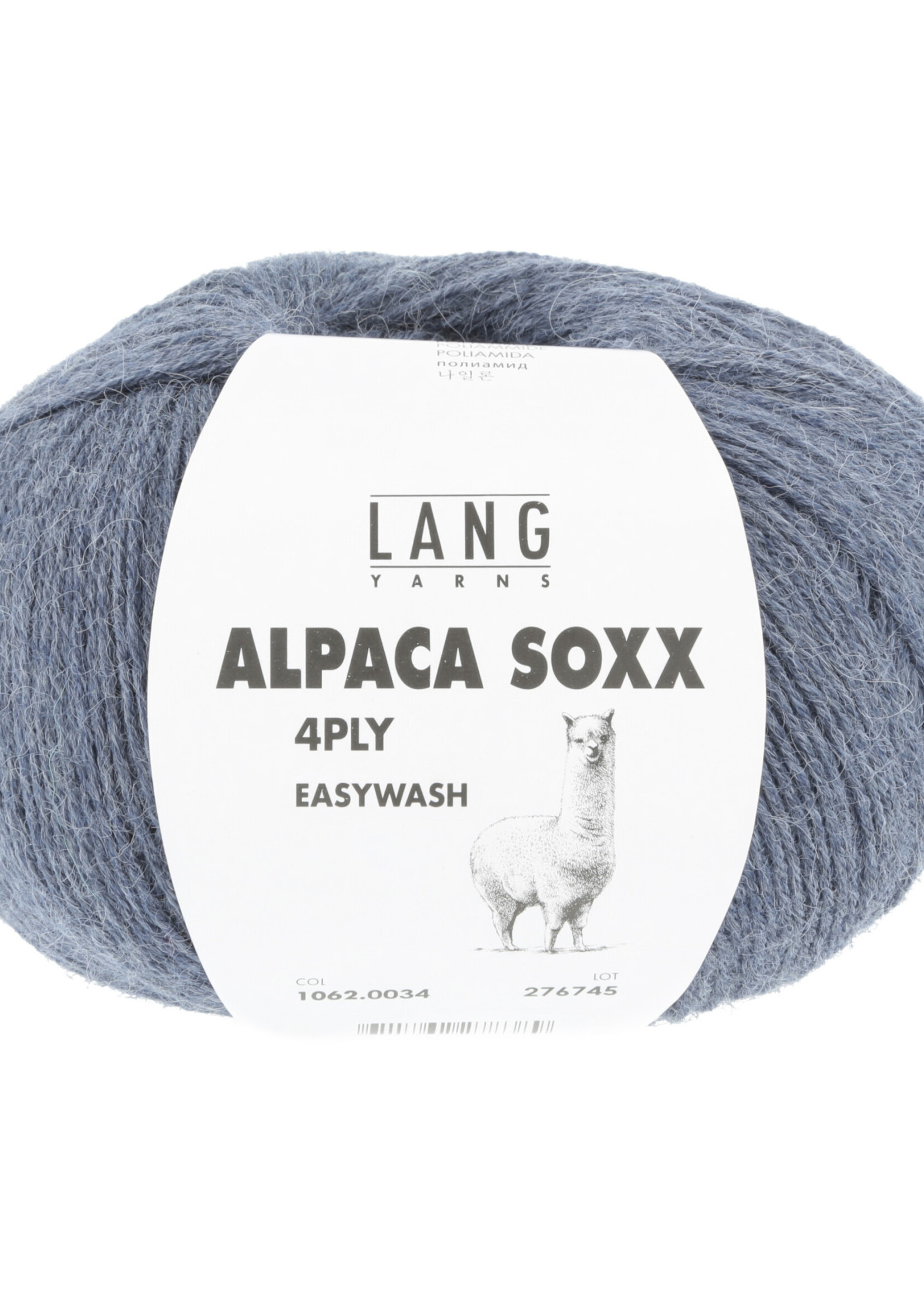 Lang Lang Yarns Alpaca Soxx 4-ply | 0034 jeans melange