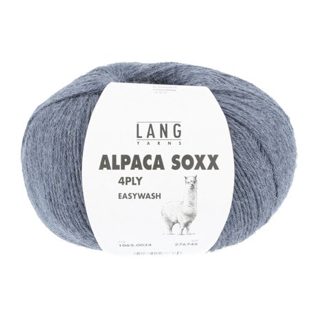 Lang Lang Yarns Alpaca Soxx 4-ply | 0034 jeans melange Lang Lang Yarns Alpaca Soxx 4-ply | 0034 jeans melange