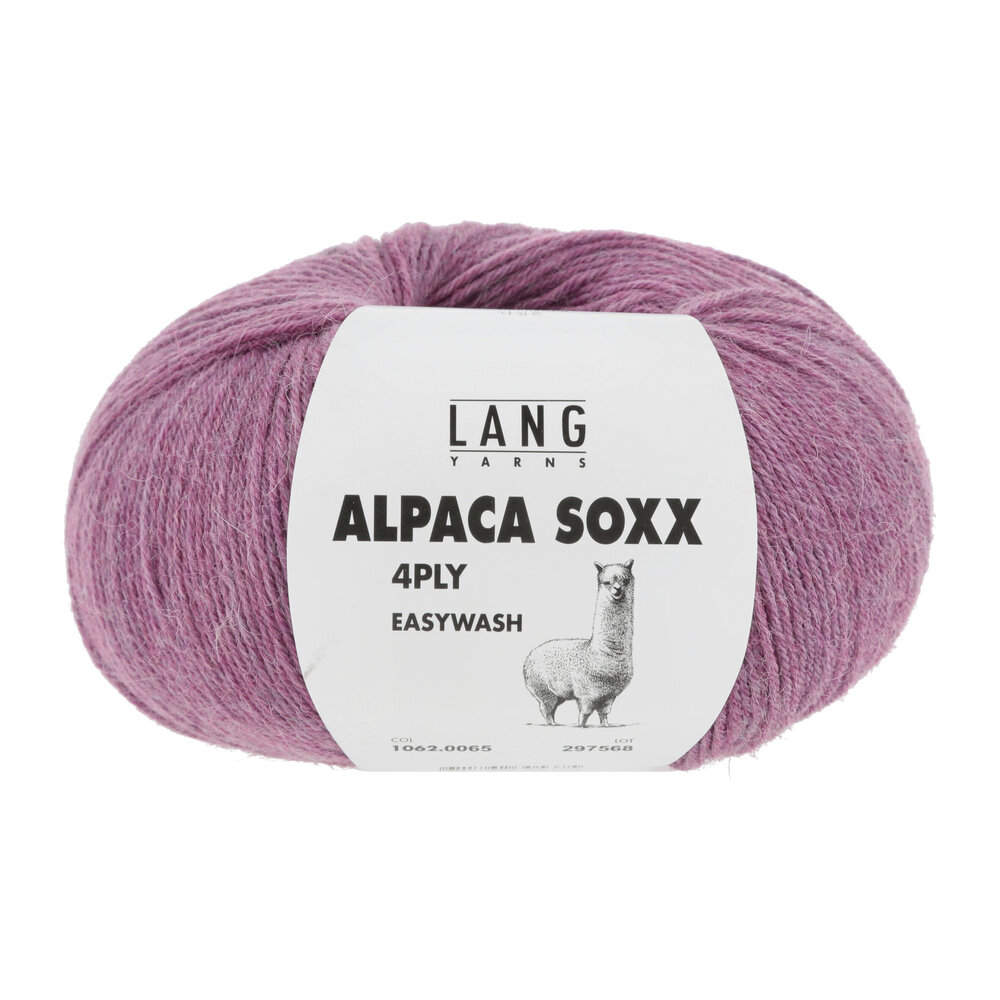 Lang Lang Yarns Alpaca Soxx 4-ply | 0065 roze melange