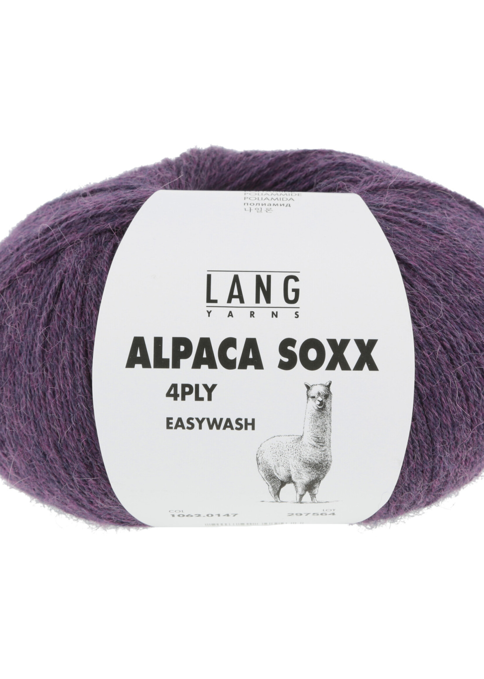 Lang Lang Yarns Alpaca Soxx 4-ply | 0147 lila melange