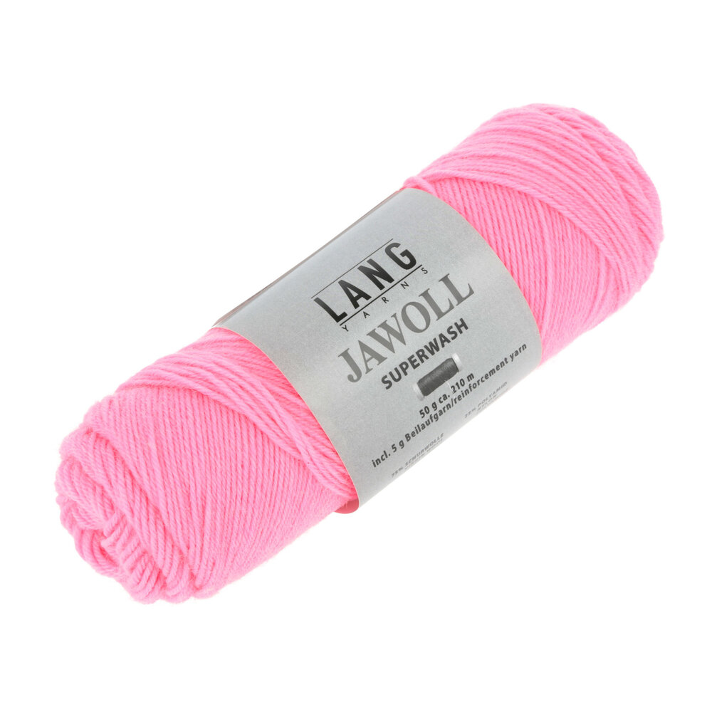 Lang Lang Yarns Jawoll | 0385 neon roze Lang Lang Yarns Jawoll | 0385 neon roze