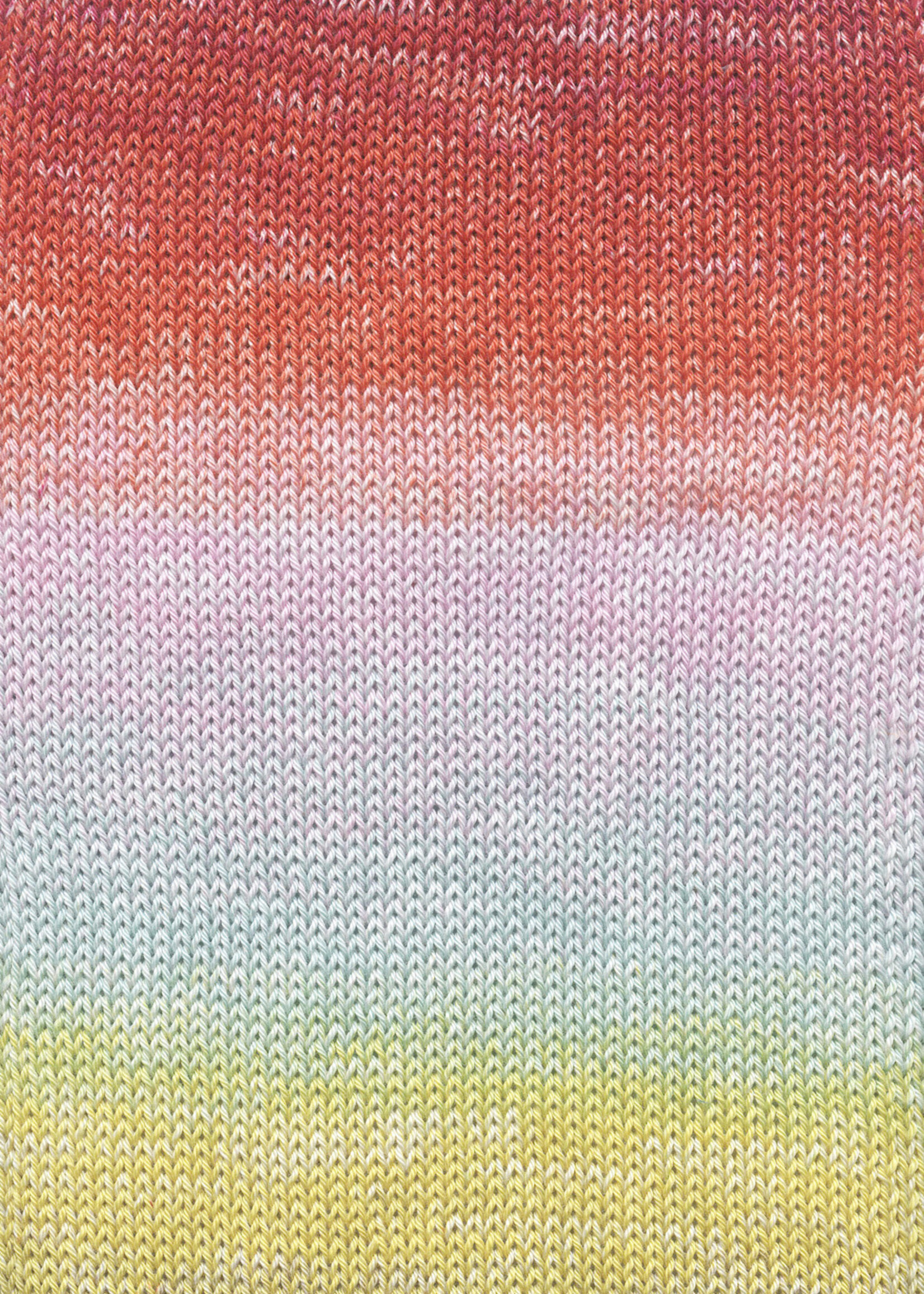 Lang Lang Yarns Quattro Degradé | 0012 rood/roze/geel