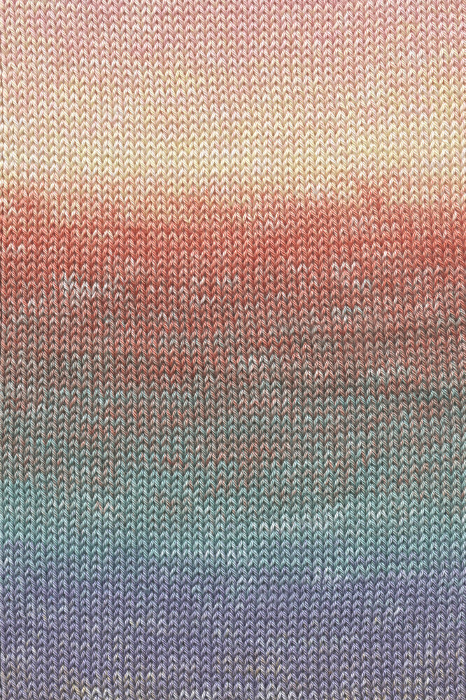 Lang Lang Yarns Quattro Degradé | 0013 paars/zalm/groen Lang Lang Yarns Quattro Degradé | 0013 paars/zalm/groen