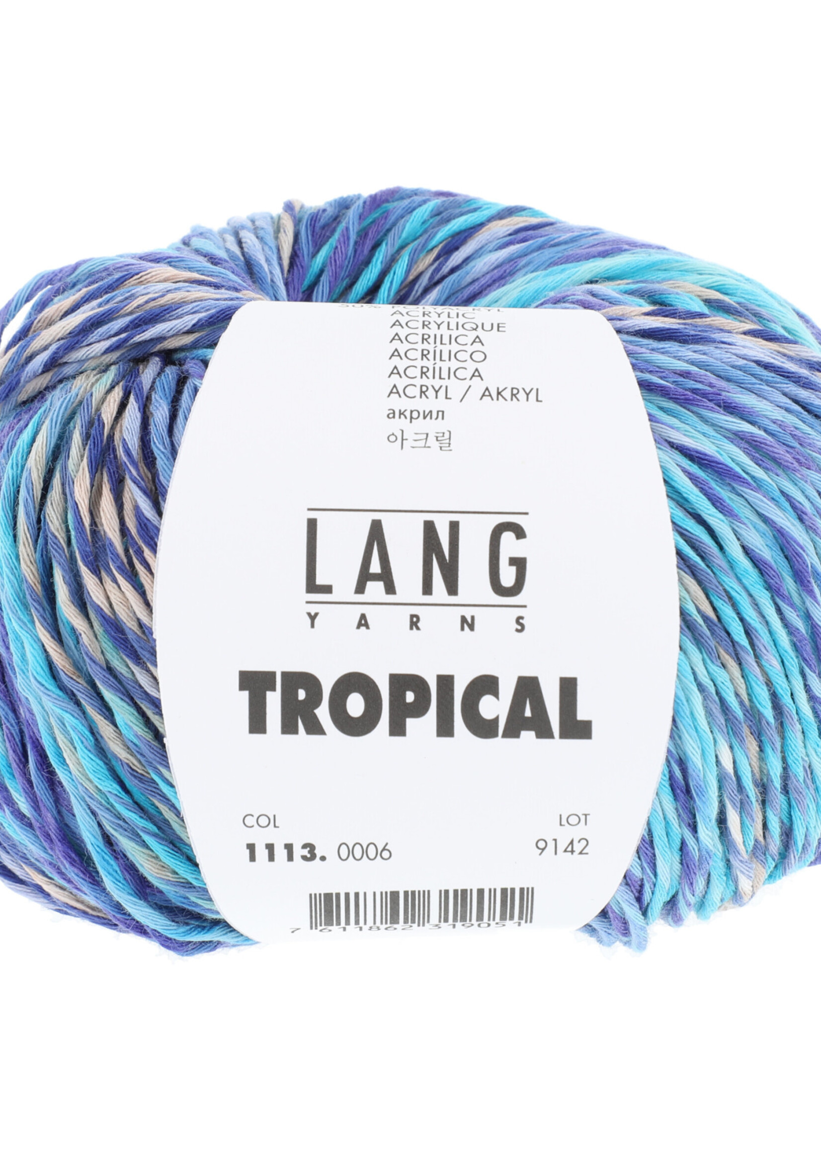 Lang Lang Yarns Tropical | 0006 blauw