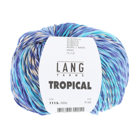 Lang Lang Yarns Tropical | 0006 blauw Lang Lang Yarns Tropical | 0006 blauw
