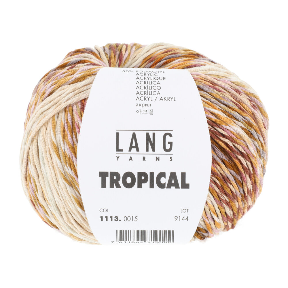 Lang Lang Yarns Tropical | 0015 cognac, sand