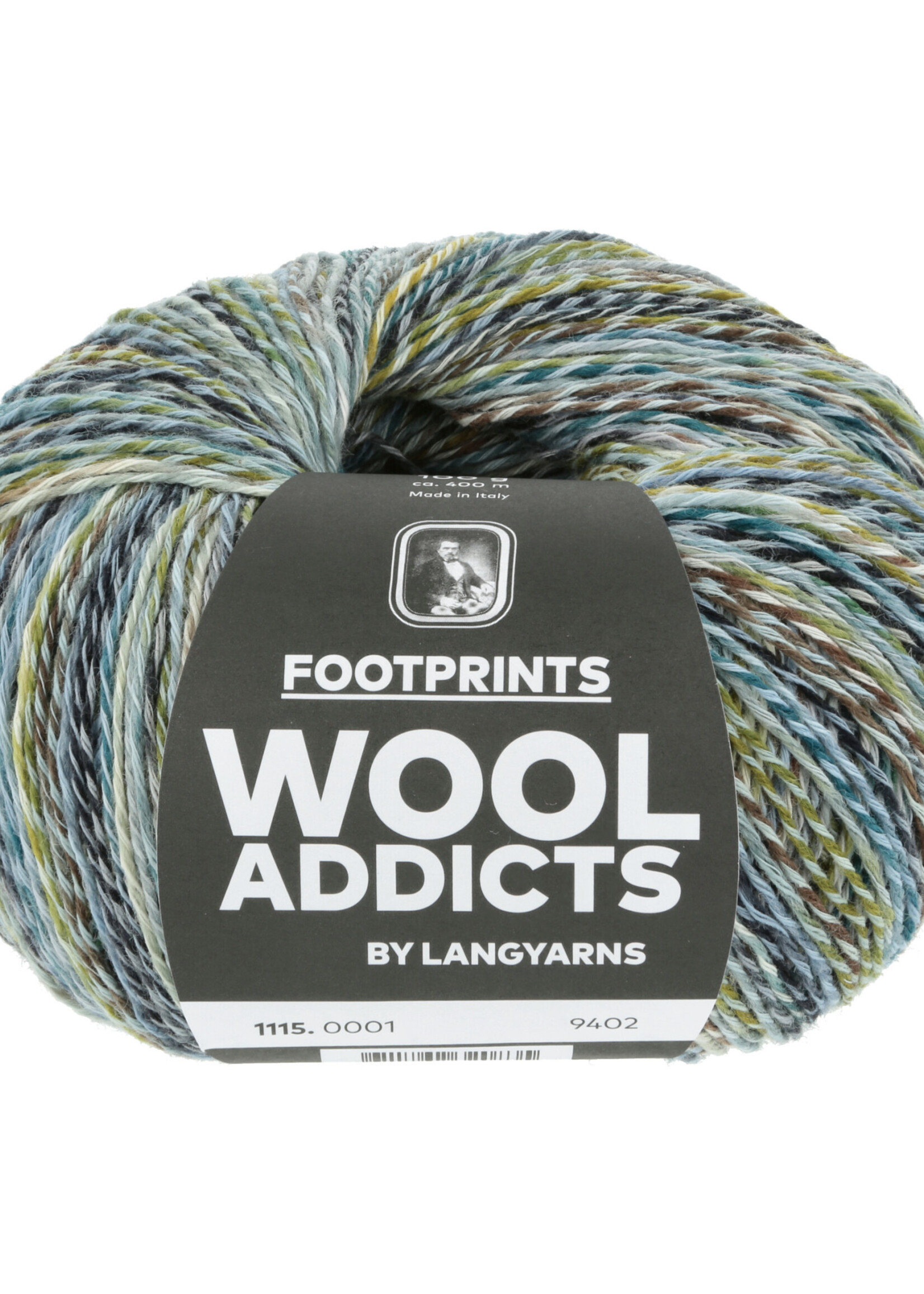 Lang Lang Yarns Footprints | 0001 blauw,groen