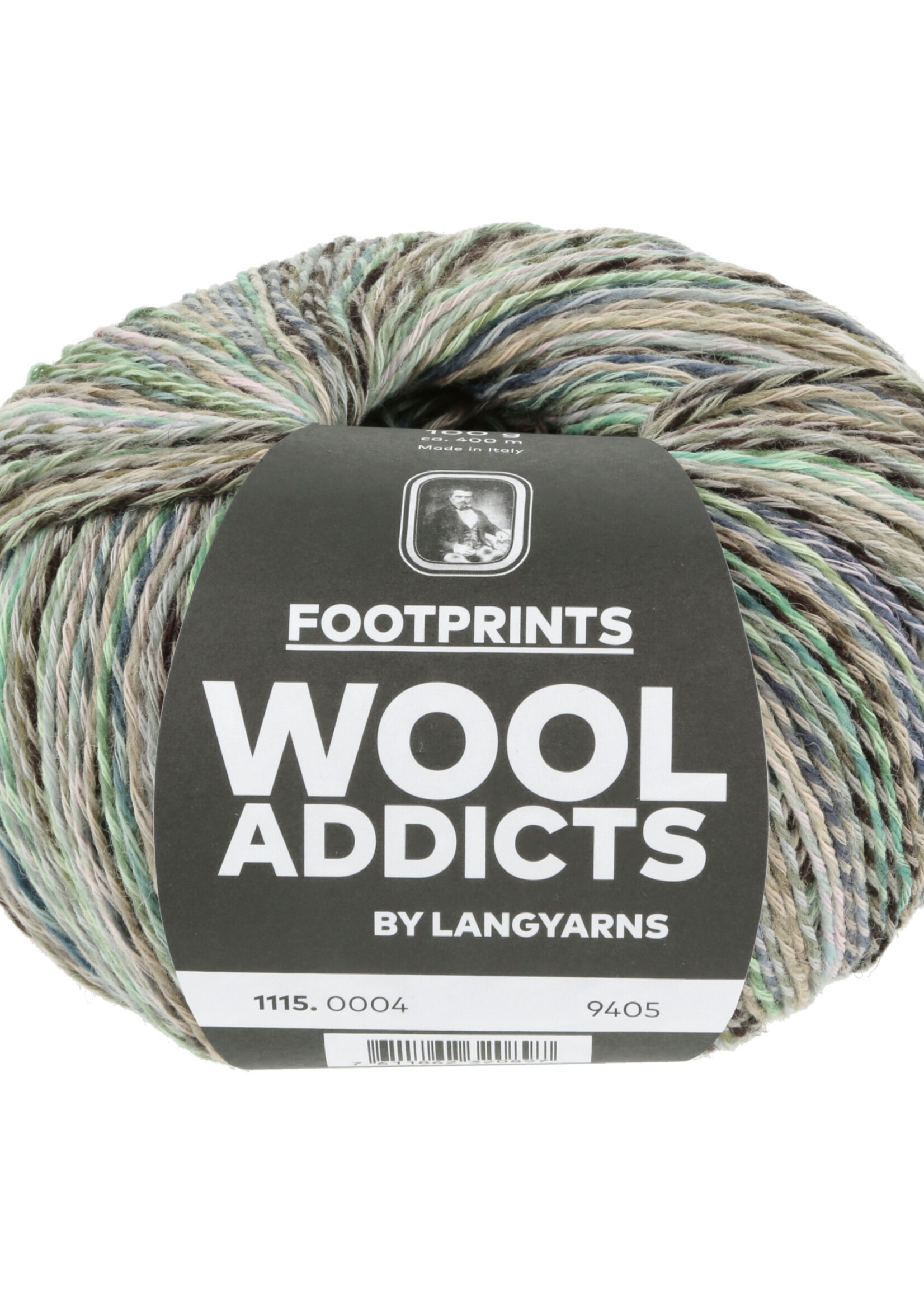 Lang Lang Yarns Footprints | 0004 bruin,blauw,turqoise