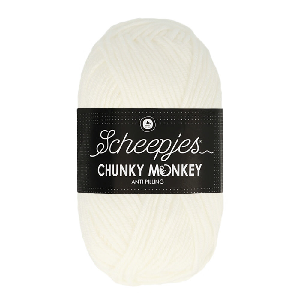Scheepjes Scheepjes Chunky Monkey | 1001 White Scheepjes Scheepjes Chunky Monkey | 1001 White