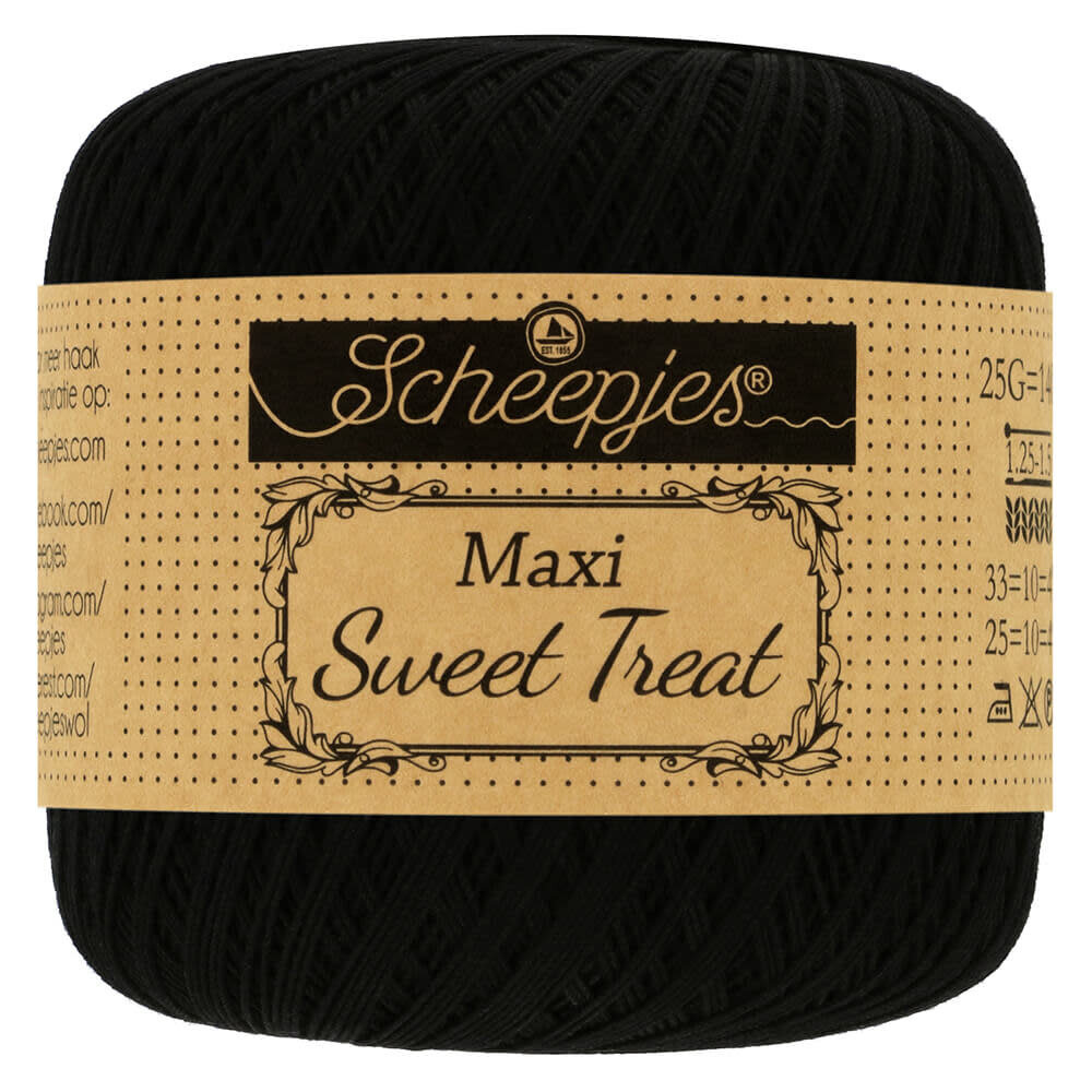 Scheepjes Scheepjes Maxi Sweet Treat | 110 Black Scheepjes Scheepjes Maxi Sweet Treat | 110 Black