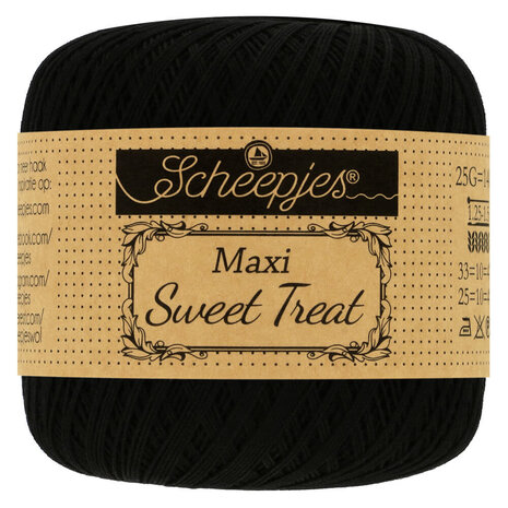 Scheepjes Scheepjes Maxi Sweet Treat | 110 Black Scheepjes Scheepjes Maxi Sweet Treat | 110 Black
