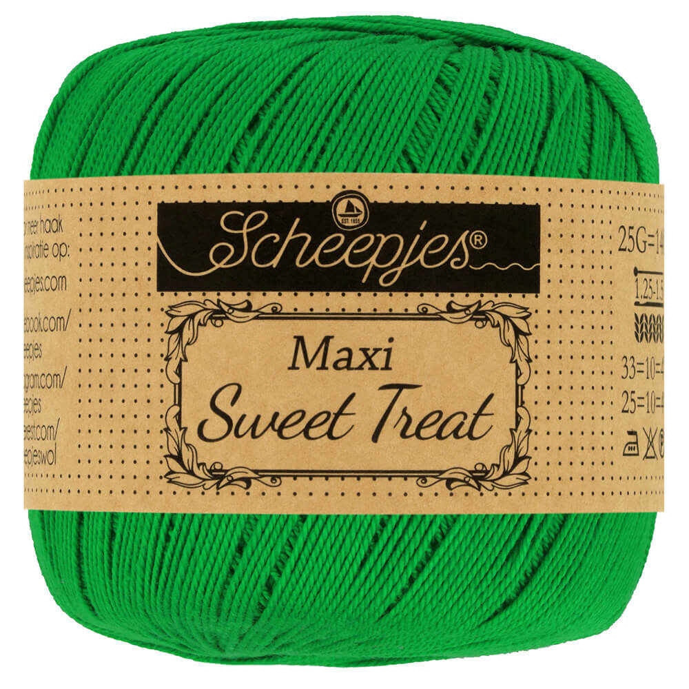 Scheepjes Scheepjes Maxi Sweet Treat | 606 Grass Green Scheepjes Scheepjes Maxi Sweet Treat | 606 Grass Green