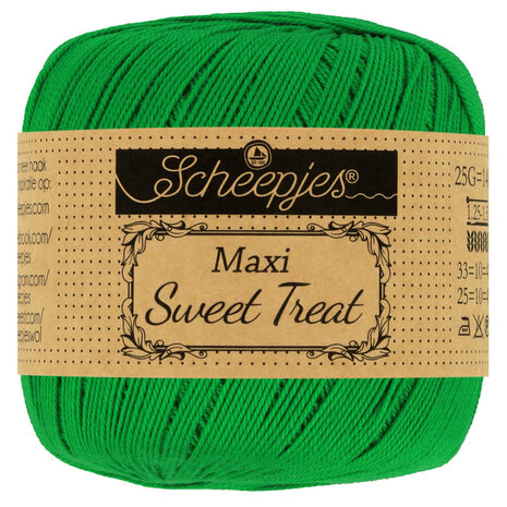 Scheepjes Scheepjes Maxi Sweet Treat | 606 Grass Green Scheepjes Scheepjes Maxi Sweet Treat | 606 Grass Green
