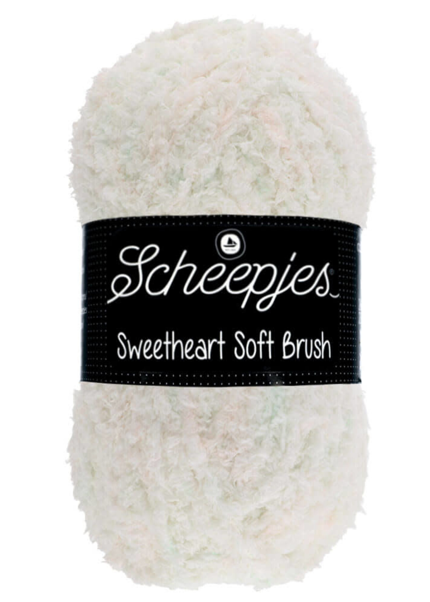 Scheepjes Scheepjes Sweetheart Soft Brush | 534 Wit, Roze
