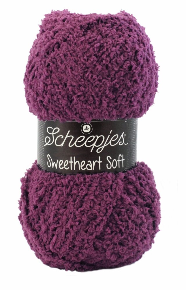 Scheepjes Scheepjes Sweetheart Soft | 014 Donker paars Scheepjes Scheepjes Sweetheart Soft | 014 Donker paars