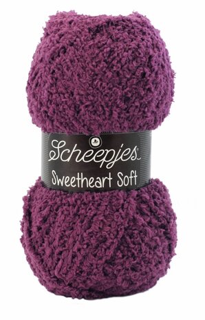 Scheepjes Scheepjes Sweetheart Soft | 014 Donker paars Scheepjes Scheepjes Sweetheart Soft | 014 Donker paars