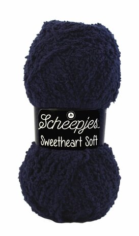 Scheepjes Scheepjes Sweetheart Soft | 010 Donker blauw Scheepjes Scheepjes Sweetheart Soft | 010 Donker blauw