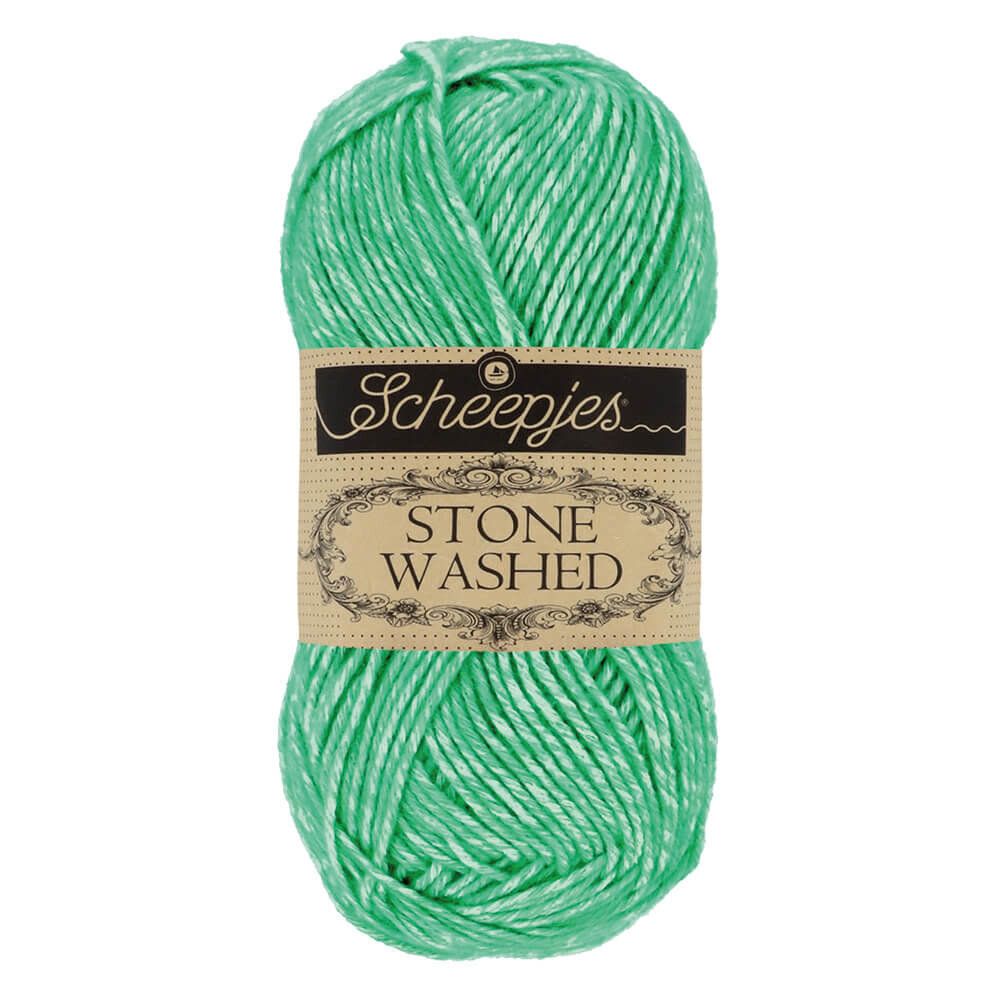 Scheepjes Scheepjes Stone Washed | 826 Groen wit Scheepjes Scheepjes Stone Washed | 826 Groen wit
