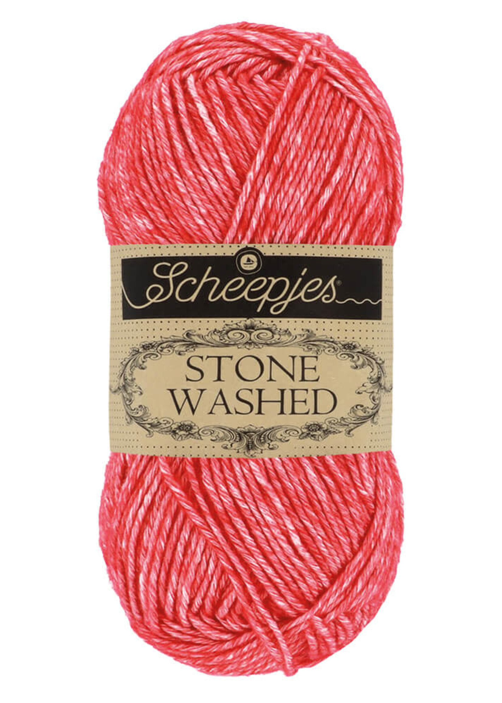 Scheepjes Scheepjes Stone Washed | 823 Kornalijn rood