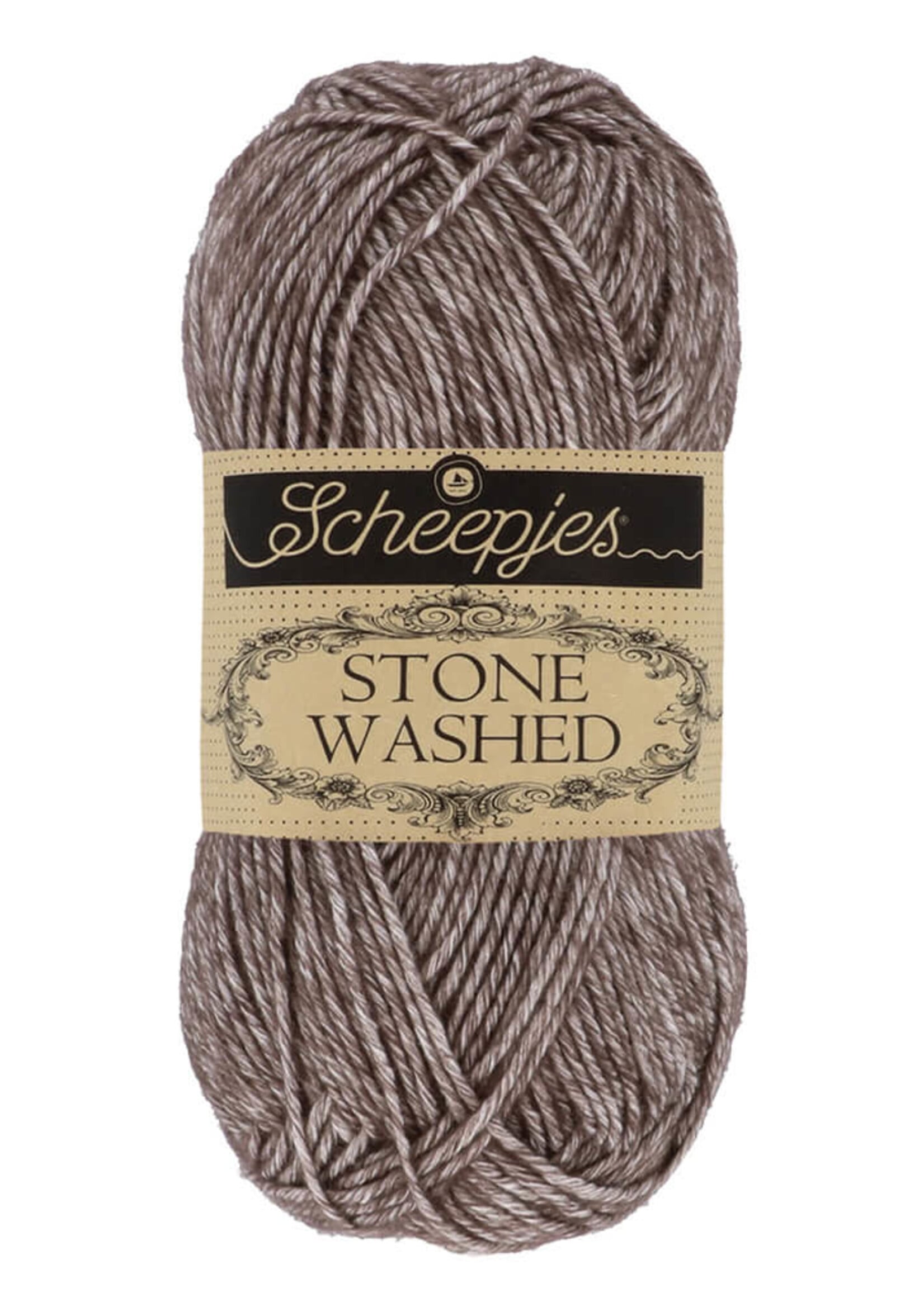 Scheepjes Scheepjes Stone Washed | 829 Obsidiaan bruin