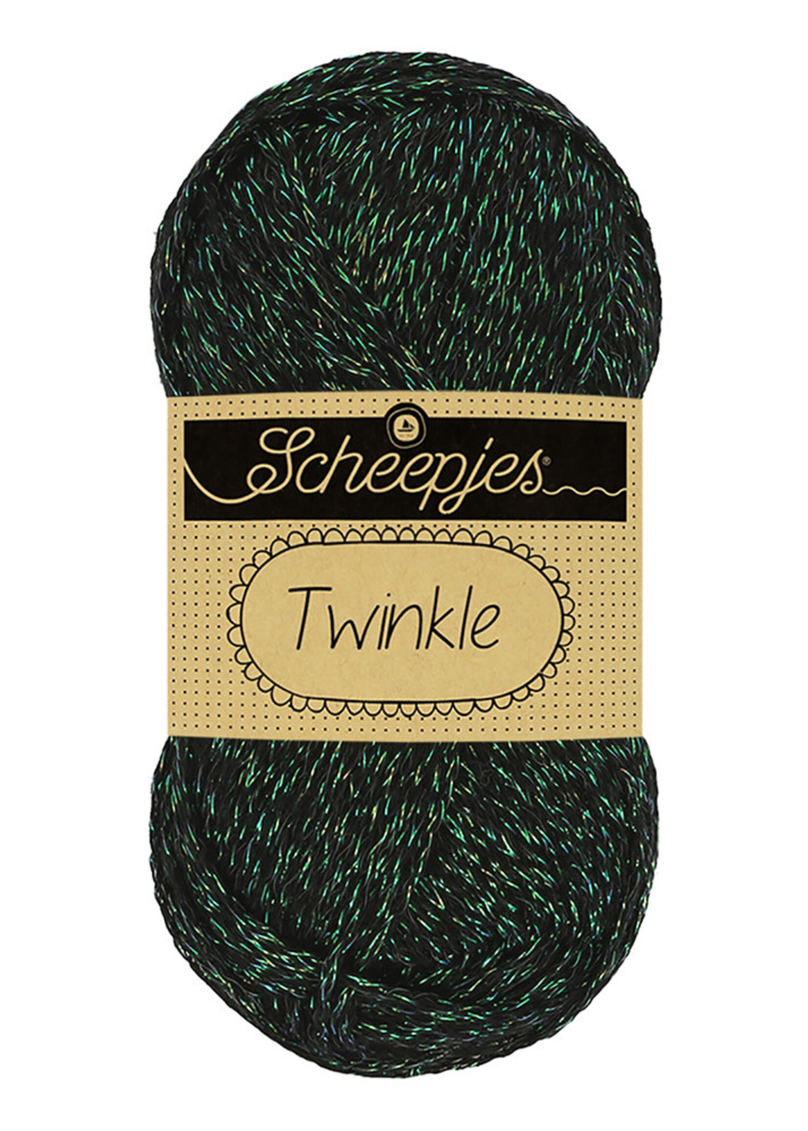 Scheepjes Scheepjes Twinkle | 903 Zwart/Groen