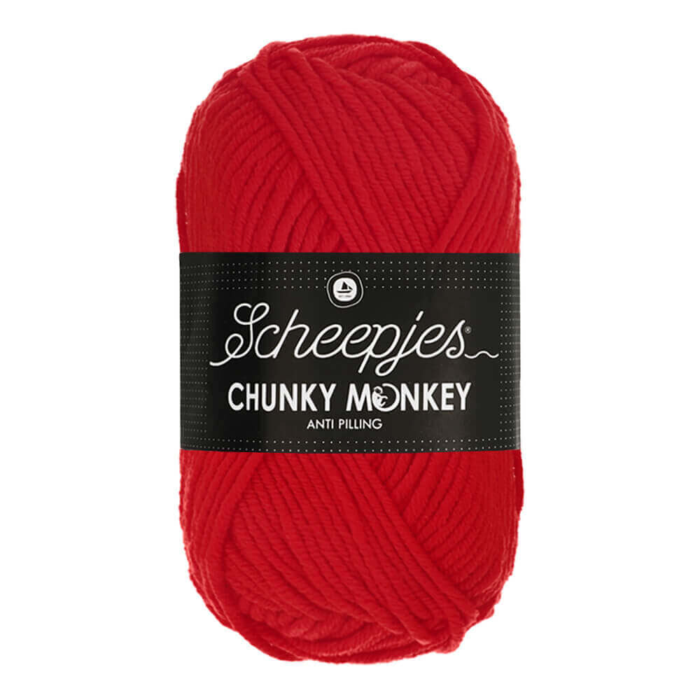 Scheepjes Scheepjes Chunky Monkey | 1010 Scarlet Scheepjes Scheepjes Chunky Monkey | 1010 Scarlet