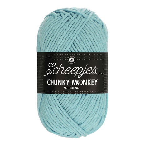 Scheepjes Scheepjes Chunky Monkey | 1019 Powder Blue Scheepjes Scheepjes Chunky Monkey | 1019 Powder Blue