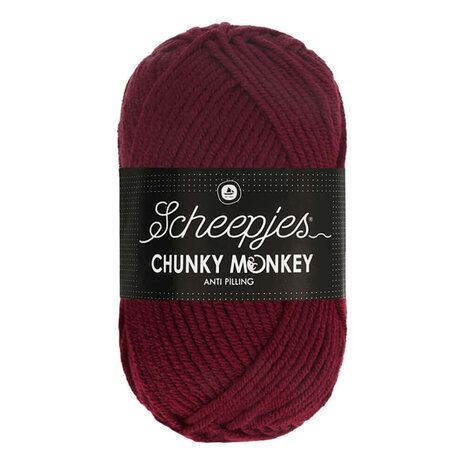 Scheepjes Scheepjes Chunky Monkey | 1035 Maroon Scheepjes Scheepjes Chunky Monkey | 1035 Maroon