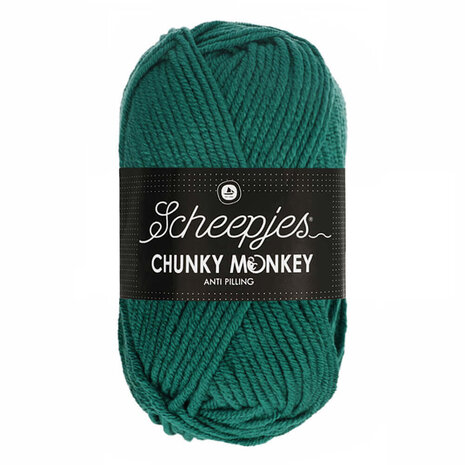 Scheepjes Scheepjes Chunky Monkey | 1062 Evergreen Scheepjes Scheepjes Chunky Monkey | 1062 Evergreen