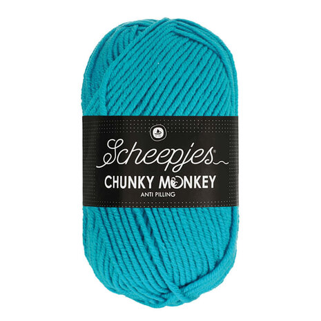 Scheepjes Scheepjes Chunky Monkey | 1068 Turquoise Scheepjes Scheepjes Chunky Monkey | 1068 Turquoise