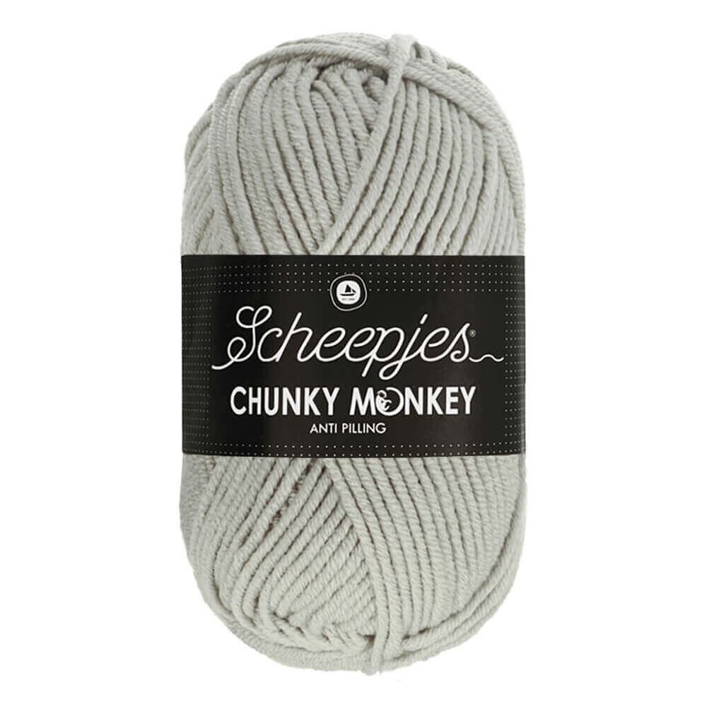 Scheepjes Scheepjes Chunky Monkey | 1203 Pale Grey Scheepjes Scheepjes Chunky Monkey | 1203 Pale Grey