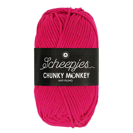 Scheepjes Scheepjes Chunky Monkey | 1435 Magenta Scheepjes Scheepjes Chunky Monkey | 1435 Magenta
