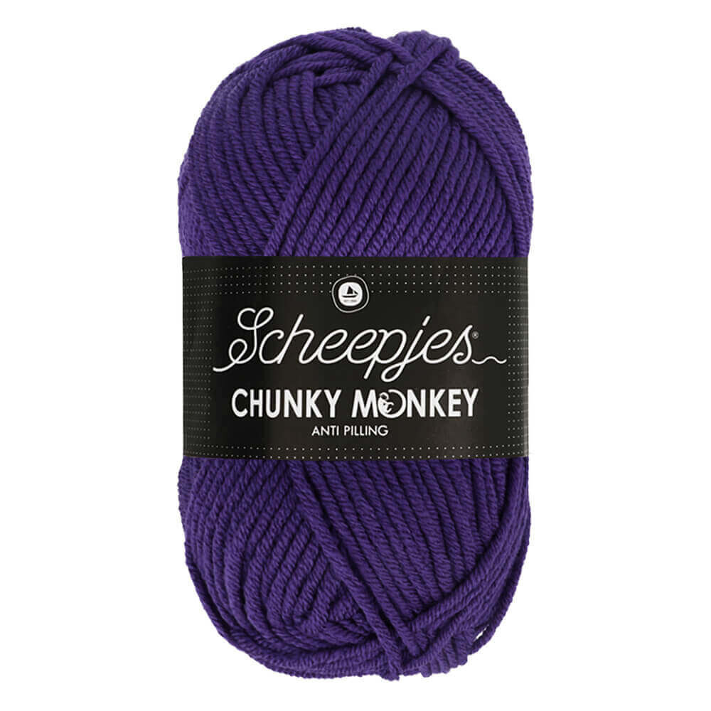 Scheepjes Scheepjes Chunky Monkey | 2001 Deep Violet Scheepjes Scheepjes Chunky Monkey | 2001 Deep Violet