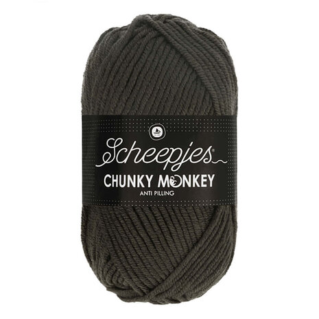 Scheepjes Scheepjes Chunky Monkey | 2018 Dark Grey Scheepjes Scheepjes Chunky Monkey | 2018 Dark Grey
