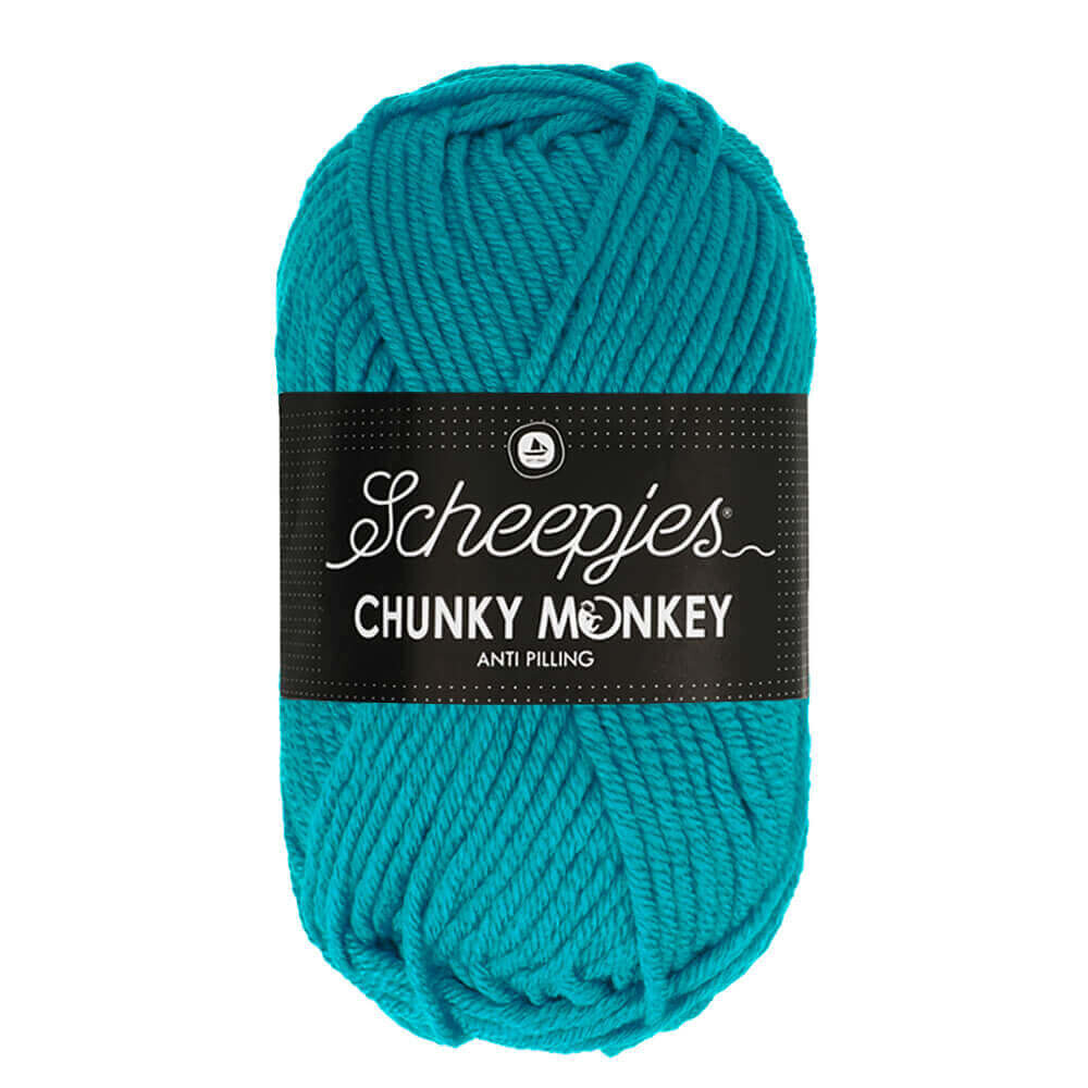 Scheepjes Scheepjes Chunky Monkey | 2012 Deep Turquoise Scheepjes Scheepjes Chunky Monkey | 2012 Deep Turquoise