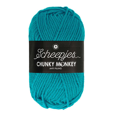 Scheepjes Scheepjes Chunky Monkey | 2012 Deep Turquoise Scheepjes Scheepjes Chunky Monkey | 2012 Deep Turquoise