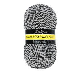 Noorse Wol | 6845 Beige, Zwart