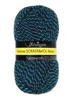 Noorse Wol | 6852 Groen, Blauw, Zwart