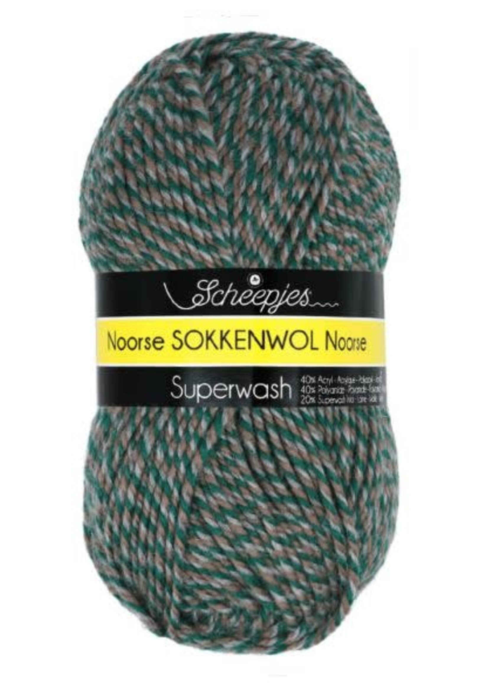 Noorse Wol | 6853 Groen, Bruin, Grijs