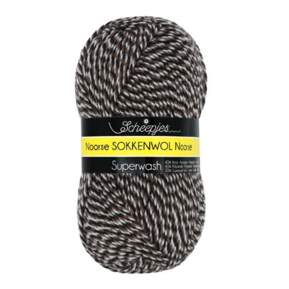 Noorse Wol | 6854 Bruin, Zwart, Beige
