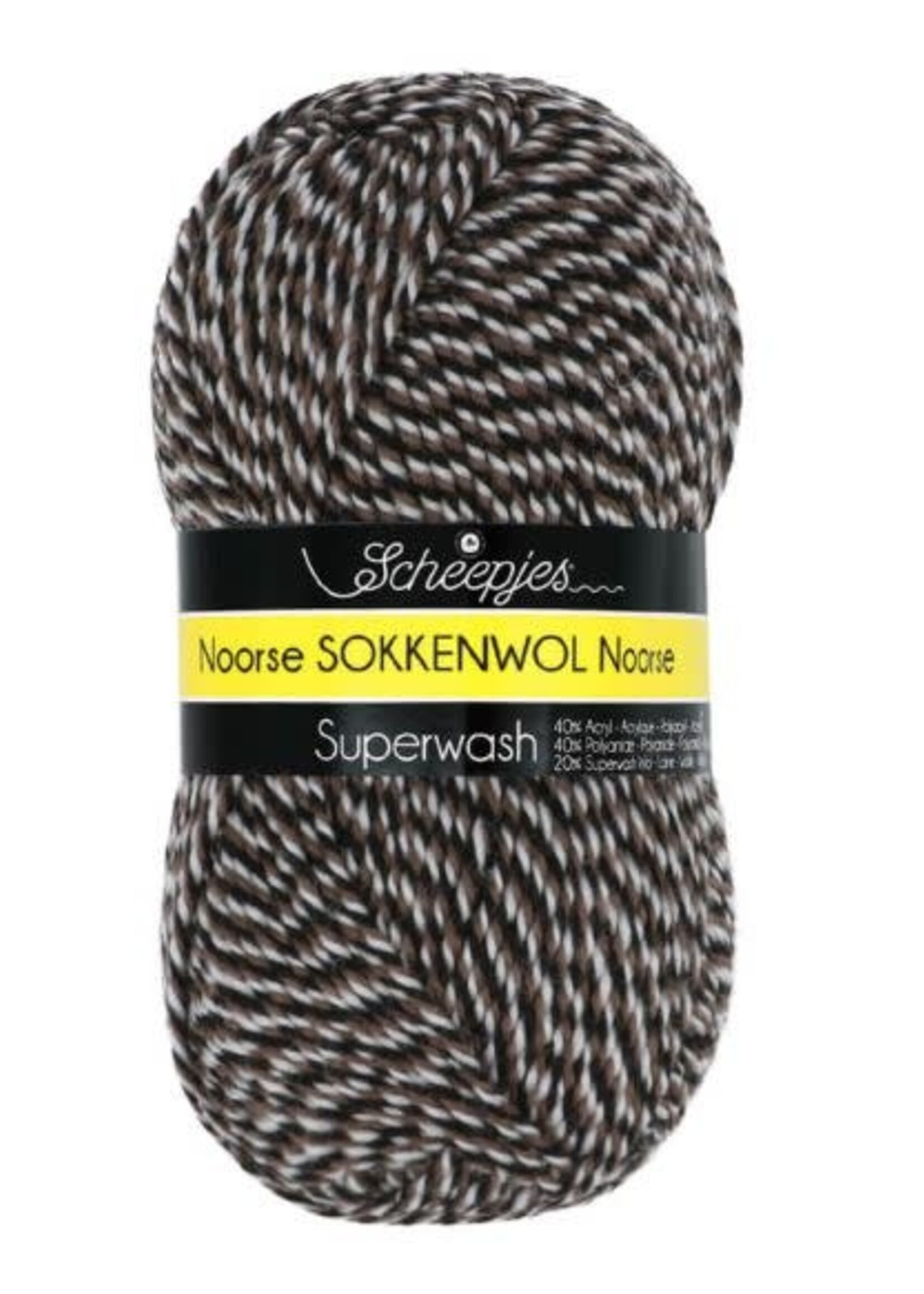 Noorse Wol | 6854 Bruin, Zwart, Beige
