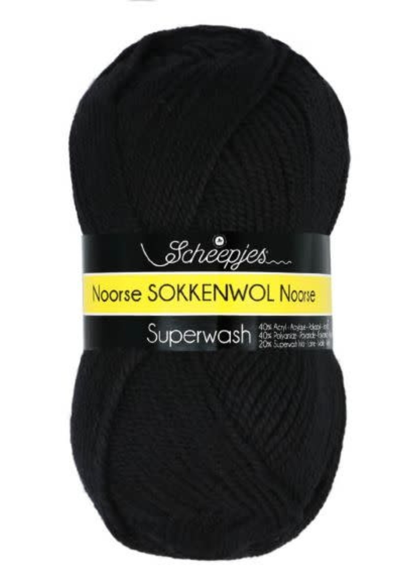 Noorse Wol | 6860 Zwart