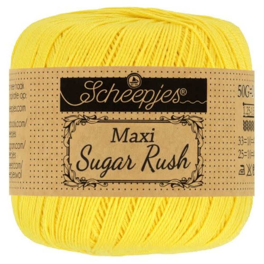 Scheepjes Scheepjes Maxi Sugar Rush | 280 Lemon Scheepjes Scheepjes Maxi Sugar Rush | 280 Lemon