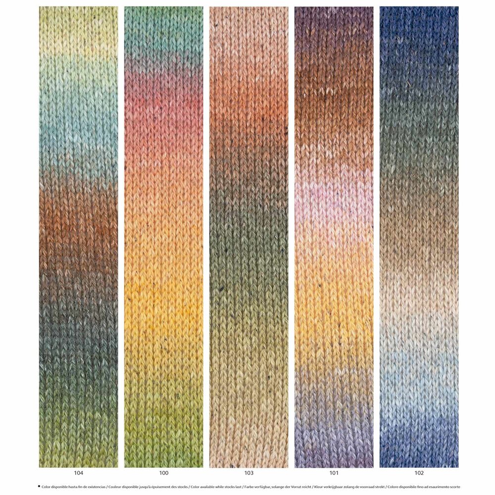 Katia Katia Summer Tweed dégradé | 102-Blauw-Bruin-Groen Katia Katia Summer Tweed dégradé | 102-Blauw-Bruin-Groen