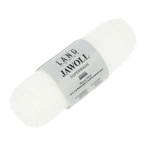 Lang Lang Yarns Jawoll | 0001 wit Lang Lang Yarns Jawoll | 0001 wit